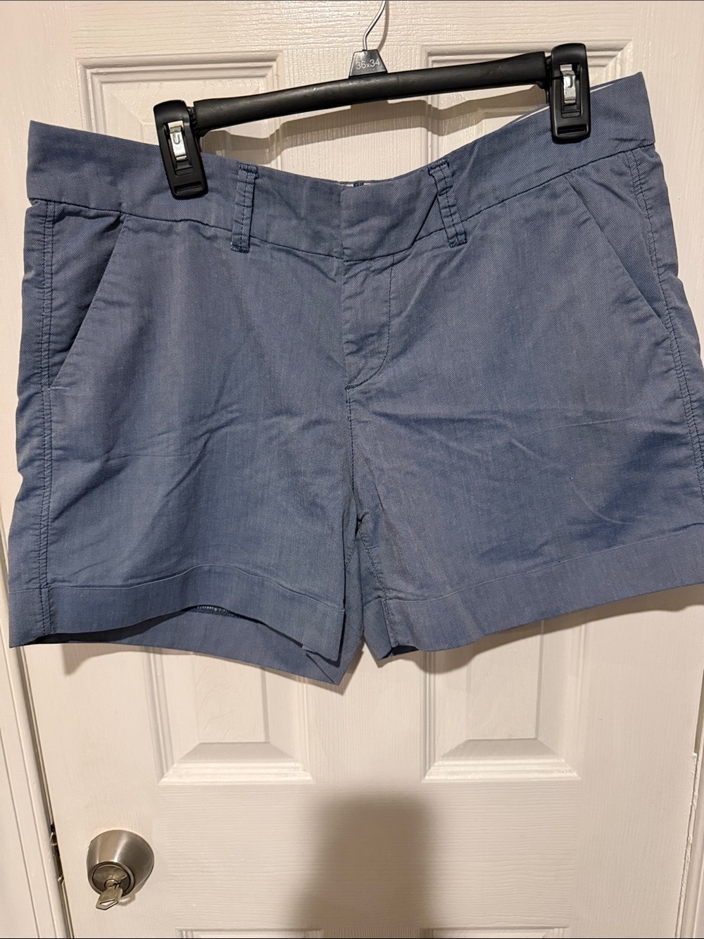 Dear John Slate Blue Chino Bermuda Shorts